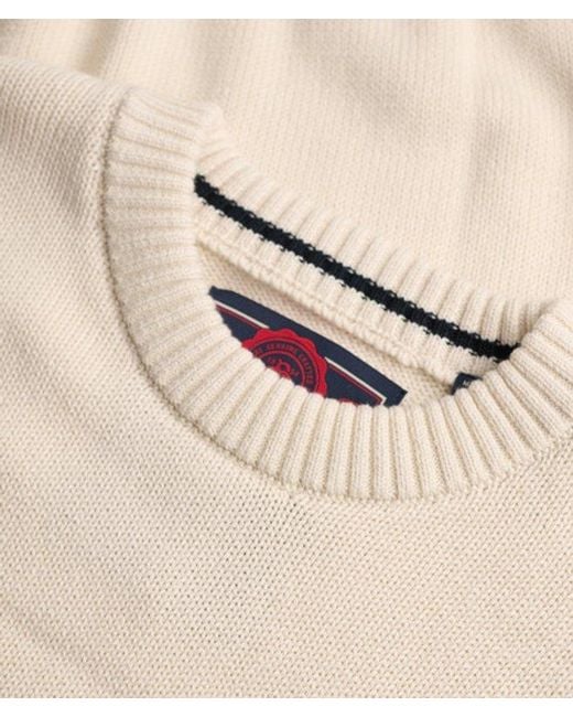 Superdry Gray & Co Preppy Cotton Jumper for men
