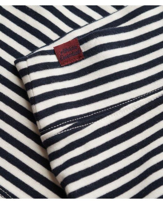 Superdry Athletic Essentials Short Slanke Pasvorm in het Blue