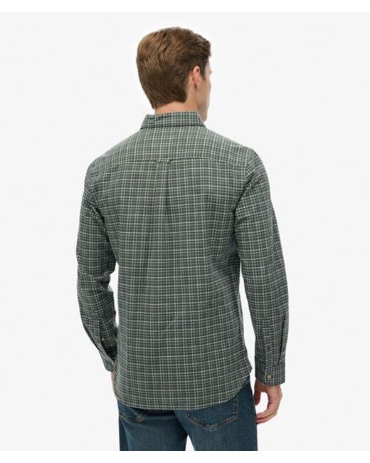 Superdry Green & Co Premium Check Oxford Shirt for men