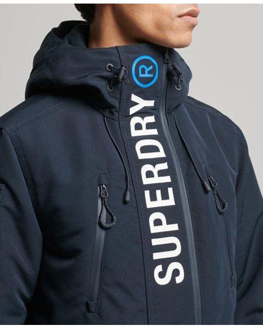Superdry Blue Ultimate Sd Windcheater Jacket Eclipse/Optic for men
