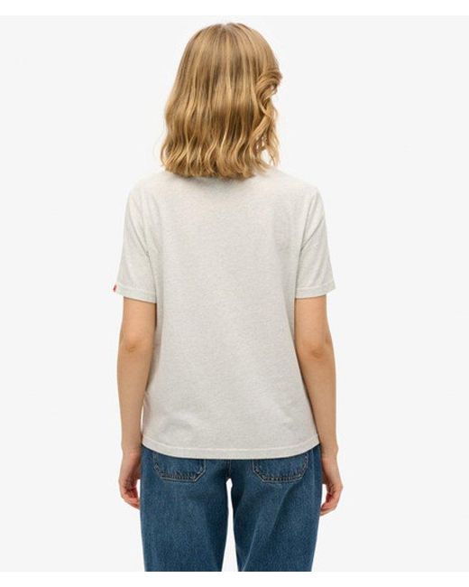 Superdry White & Co Lo-fi Outdoor Mono Relaxed T-shirt