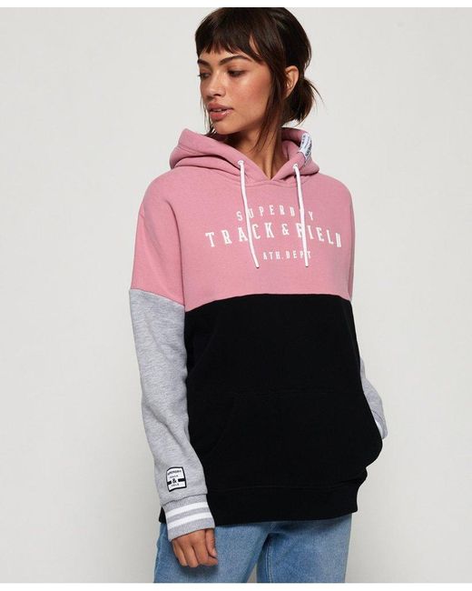 superdry hoodie track and field