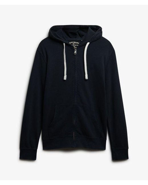 Superdry Blue & Co Classic Essential Zip Hoodie for men