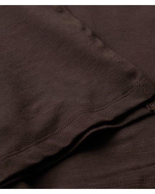 Superdry Brown & Co Scoop Neck Jersey Midi Dress