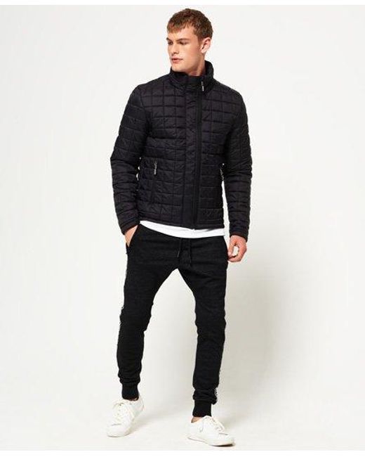 Superdry Blue Box Quilt Fuji Jacket for men