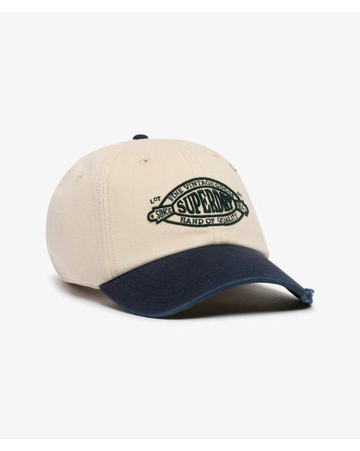 Superdry Blue & Co Contrast Peak Baseball Cap