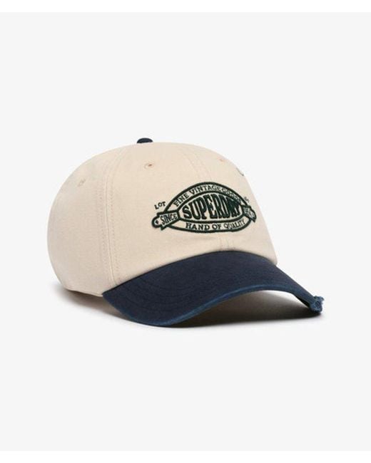 Superdry Blue & Co Contrast Peak Baseball Cap