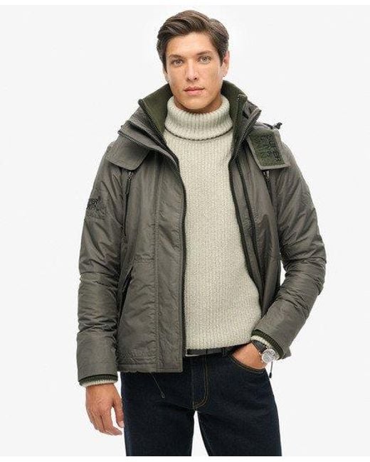 Superdry Mountain Sd Windcheater Jas in het Gray voor heren