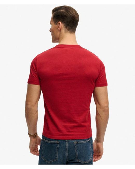 Superdry Red & Co Logo Embroide for men