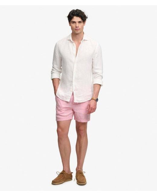 Superdry White & Co The Merchant Store - Linen Shorts for men