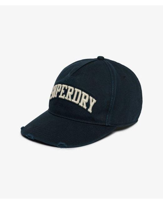 Superdry Blue & Co Varsity Logo Trucker Cap