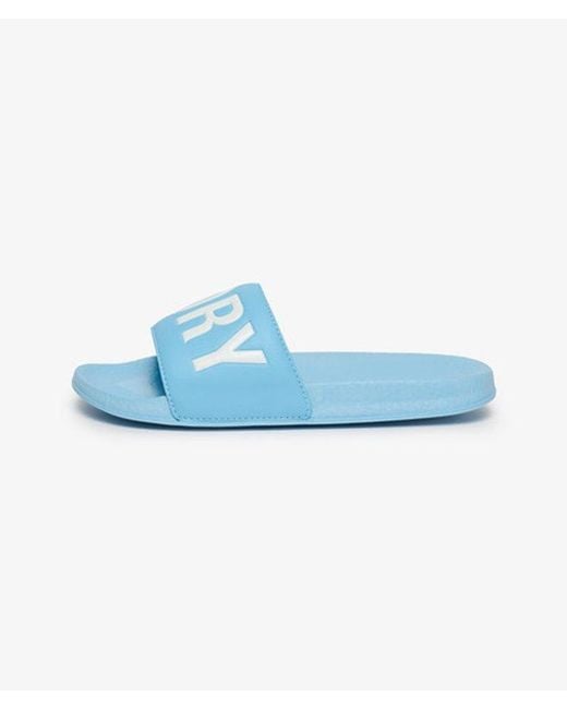 Superdry Blue & Co Pool Sliders