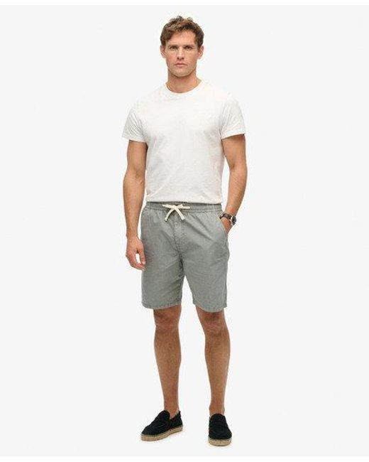 Superdry Essentials Wandelshort in het Natural voor heren