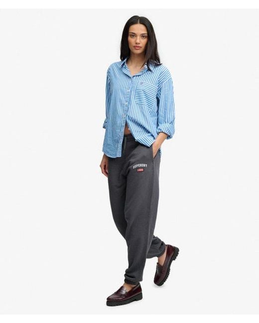 Superdry Blue & Co Athletic Essential Boyfriend joggers