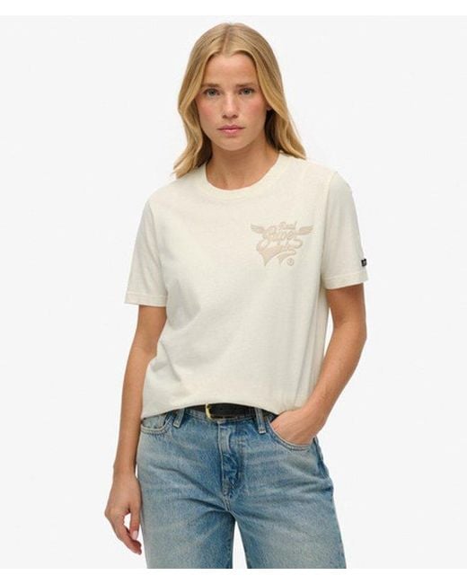 Superdry White Super Wings T-shirt