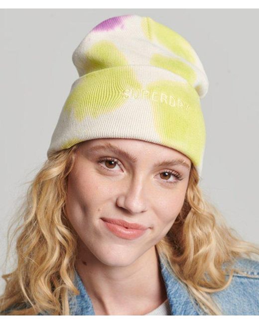 Superdry Yellow & Co Dyed Beanie