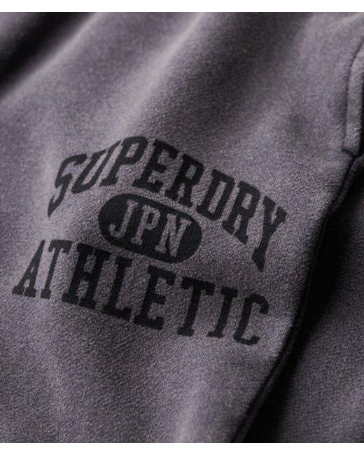 Superdry Blue Ladies Loose Fit Graphic Print Vintage Washed jogger