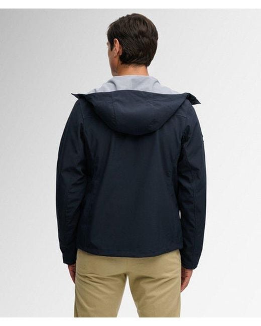 Superdry Blue & Co Hooded Softshell Trekker Jacket for men