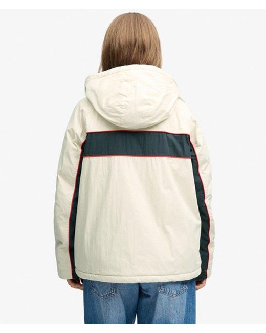 Superdry Natural Vintage Hooded Wind Jacket