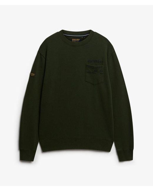 Superdry Green & Co Utility Loose Sweatshirt for men