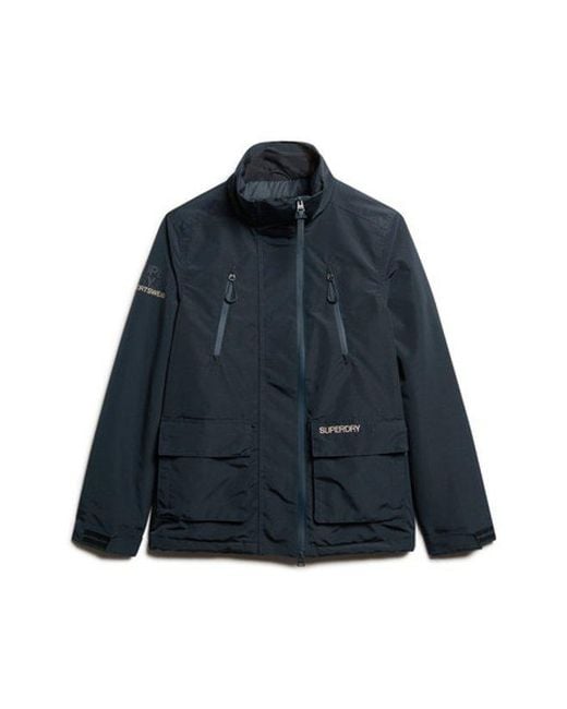Superdry Ultimate Windbreaker Jas in het Blue voor heren
