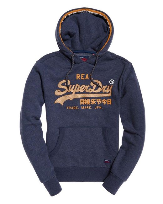 vintage logo racer hoodie