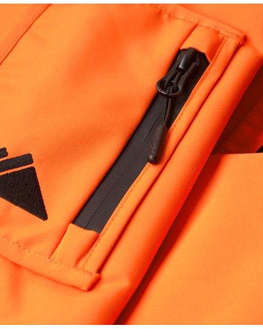 Superdry Orange Slim Fit Quilted Ultimate Windbreaker Jacket for men