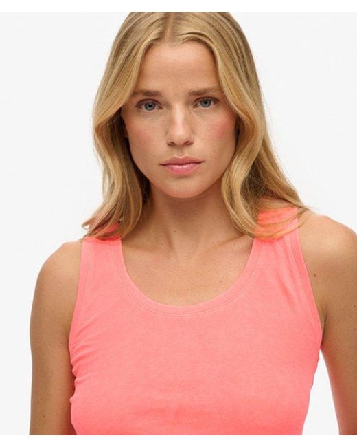 Superdry Red & Co Studios Lightweight Racer Vest Top