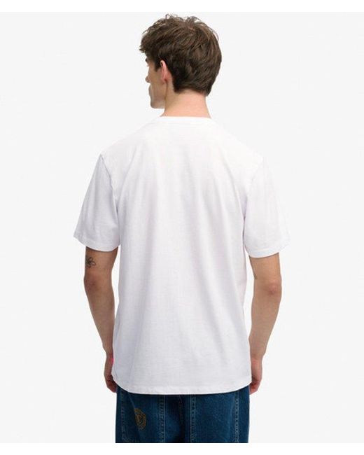 Superdry White & Co Micro Logo T-shirt for men