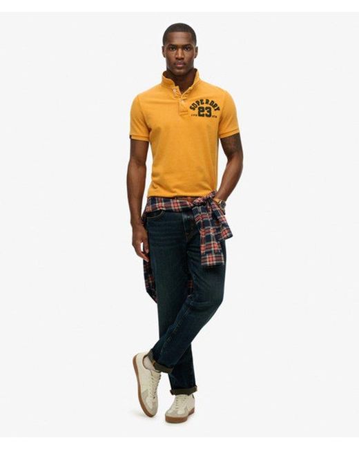 Superdry Orange & Co Vintage Athletic Polo Shirt for men