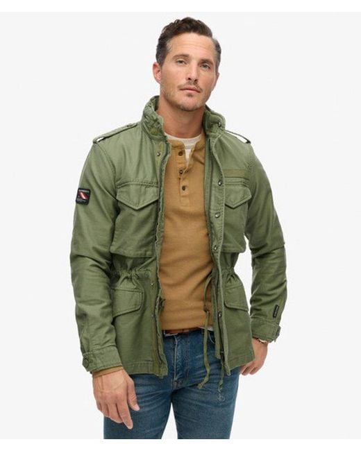 Superdry Green & Co Vintage M65 Military Jacket for men