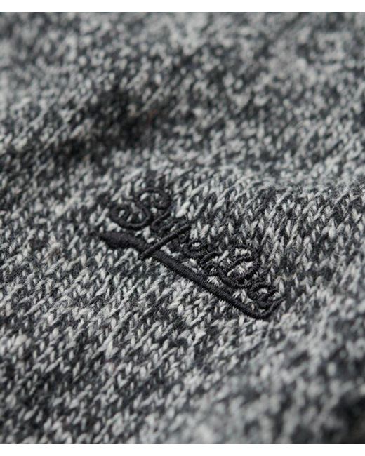 Superdry Gray & Co Essential Slim Fit Crew Jumper for men
