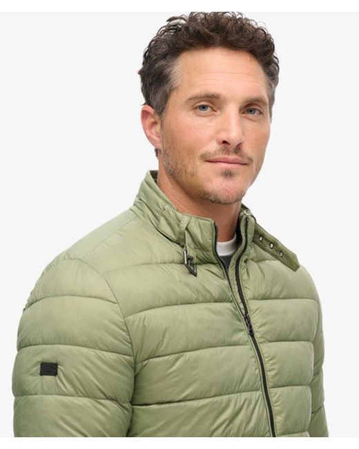 Superdry Green Lightweight Padded Jacket for men