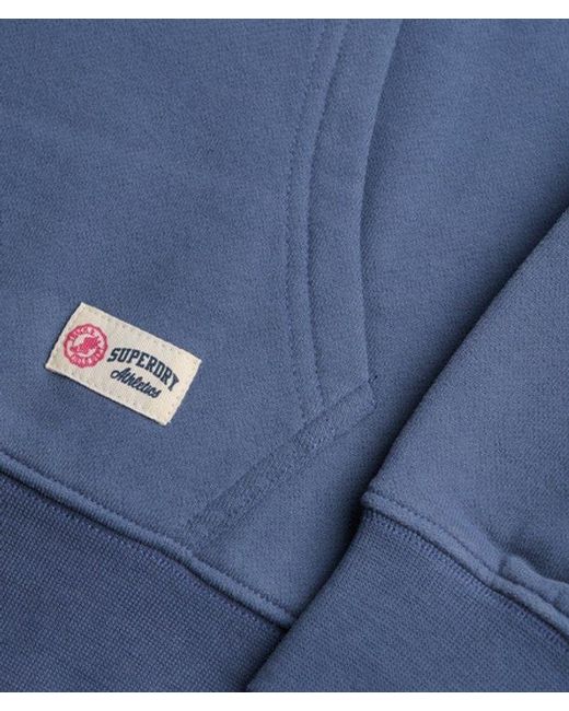 Superdry Blue & Co Luxe Casual Relaxed Hoodie