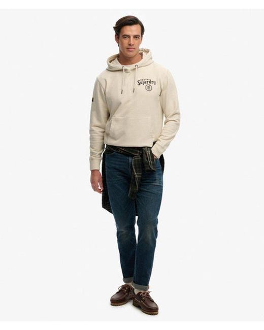 Superdry Natural & Co Tokyo Narrative Loose Hoodie for men
