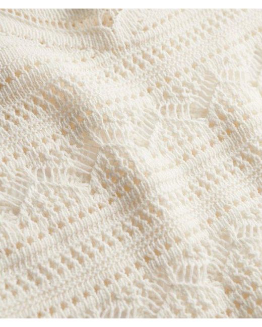 Superdry Natural & Co Crochet Cami Top