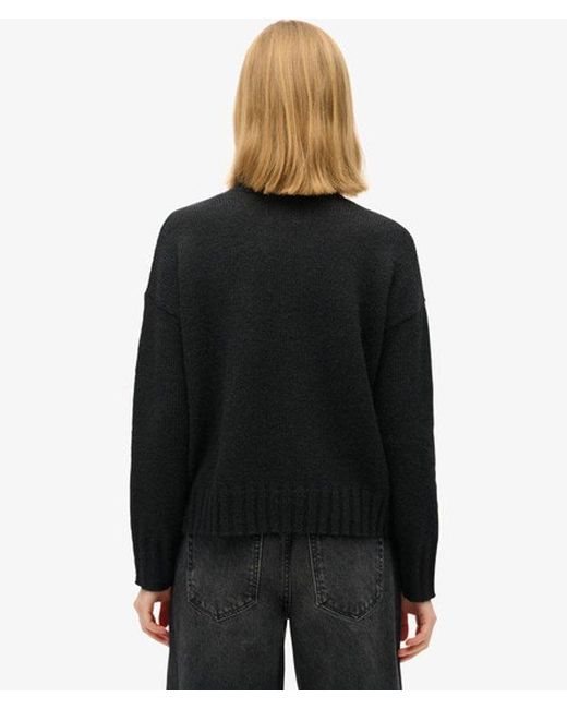 Superdry Black Essential Crew Neck Jumper
