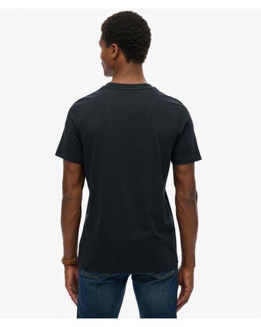 Superdry Blue & Co Great Outdoors Embroidered Relaxed T-shirt for men
