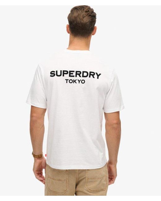 Superdry White & Co Luxury Sport Loose T-shirt for men