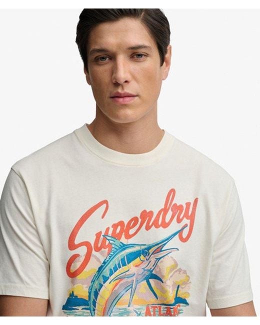 Superdry White & Co Maritime Loose T-shirt for men