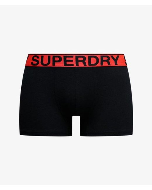 Superdry Black & Co Trunk Triple Pack for men