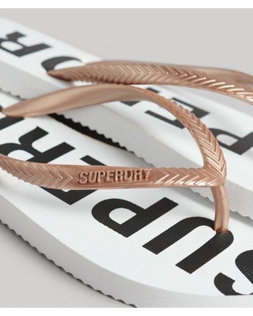 Superdry Metallic & Co Code Core Sport Flip Flops