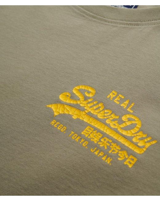 Superdry Green & Co Vintage Logo Tokyo Relaxed T-shirt for men