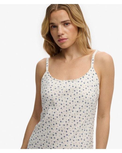 Superdry White & Co Printed Cami Maxi Dress