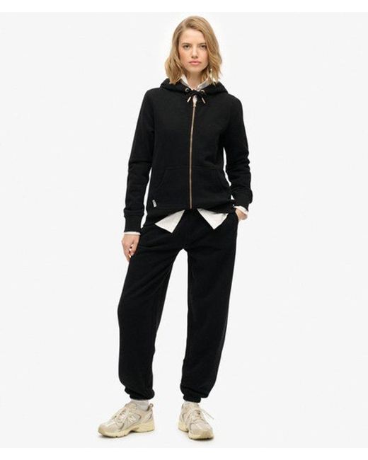 Superdry Black & Co Essential Logo Zip Hoodie