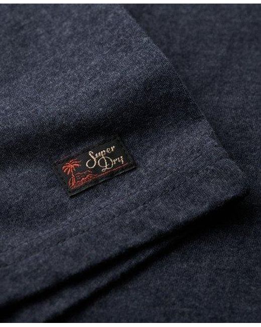 Superdry Blue Vintage Venue Classic Vest Top for men