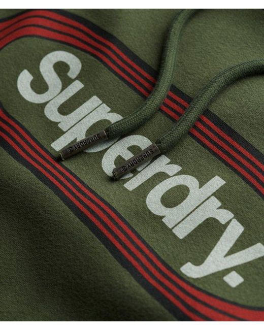 Superdry Green & Co Vintage Trade Tab Hoodie for men