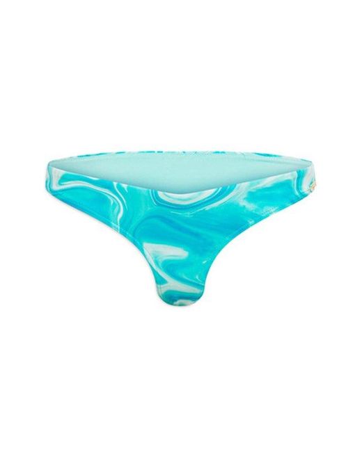 Superdry White Printed Cheeky Bikini Bottoms