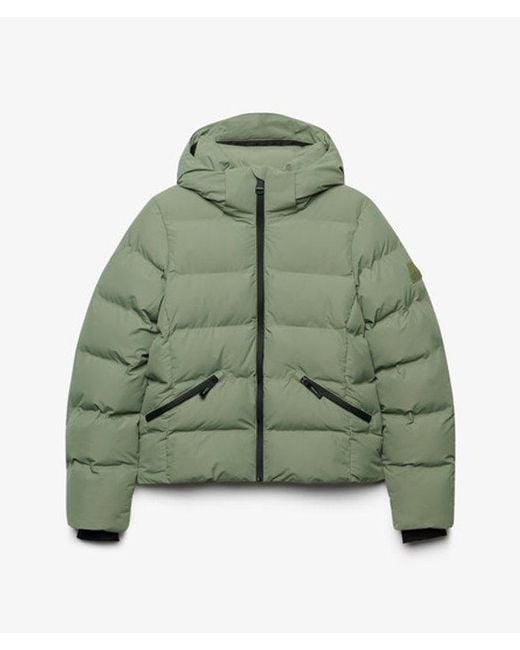 Superdry Green & Co Hooded City Padded Jacket