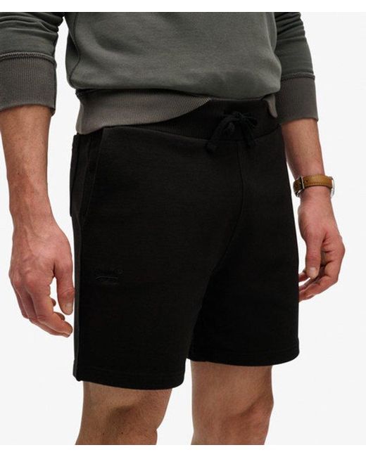 Superdry Black & Co Essential Logo Classic Shorts for men
